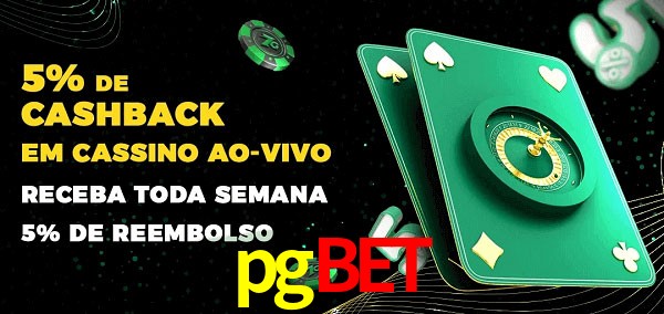 Promoções do cassino ao Vivo pgbet